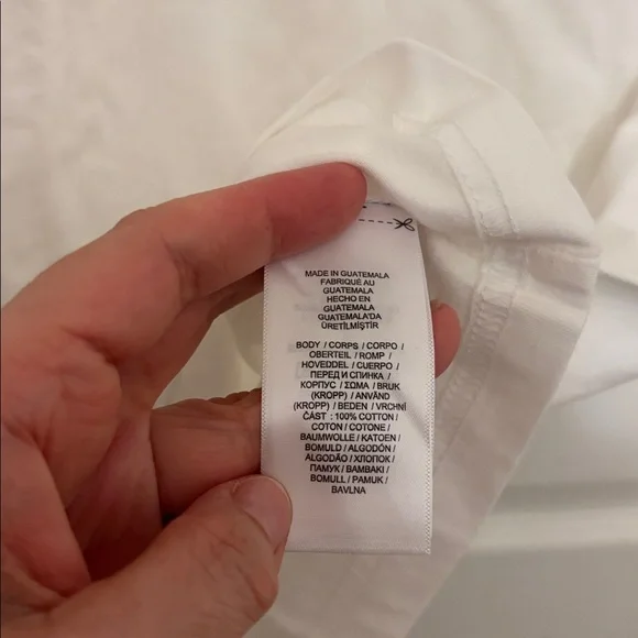 Polo Ralph Lauren White Tee with Bear boy NWT large - Picture 5 of 6